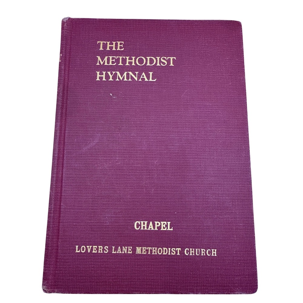 The Methodist Hymnal for Lovers Lane Dallas Methodist Church Vintage‎